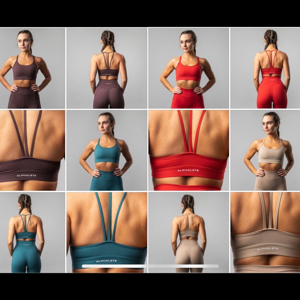 ISO Alphalete tri bra